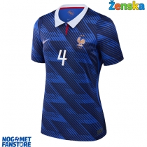 Francuska Dayot Upamecano #4 Domaci Dres za Ženska SP 2026 Kratak Rukav